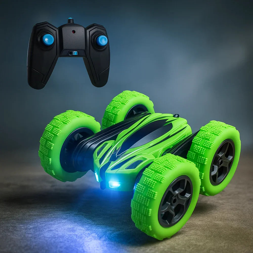High-Performance Remote Control Stunt Car with LED Lights