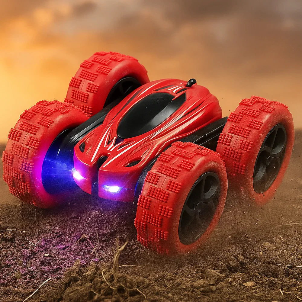 High-Performance Remote Control Stunt Car with LED Lights
