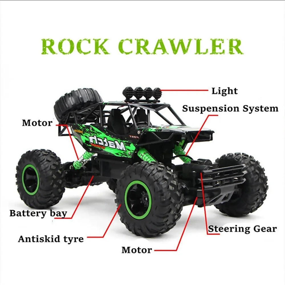High-Speed RC Car for Kids | 4WD Off-Road Remote Control Truck