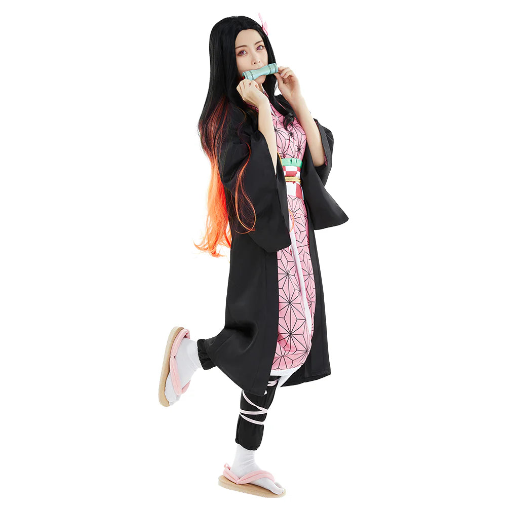 Nezuko Kamado Demon Slayer Cosplay Costume for Adults