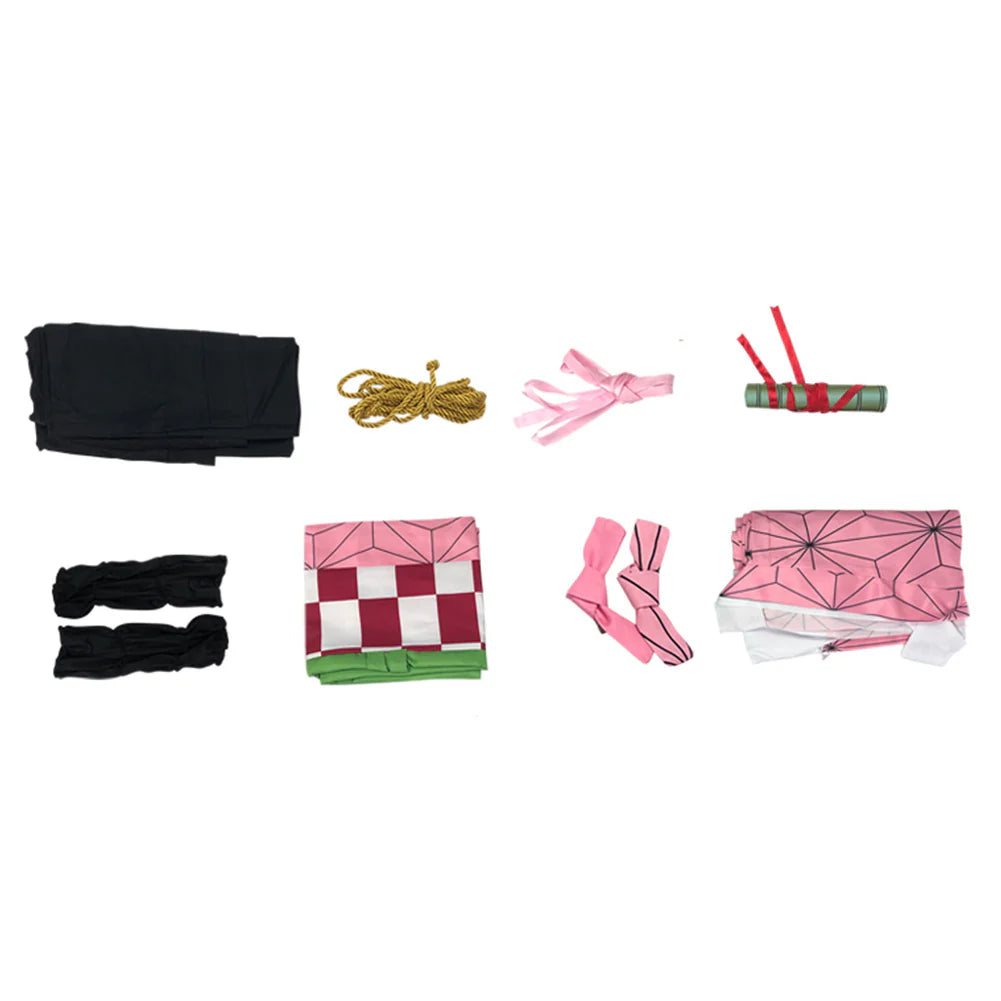 Nezuko Kamado Demon Slayer Cosplay Costume for Adults
