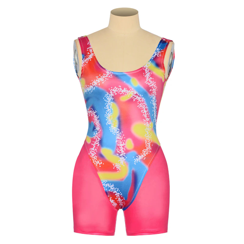 Barbie 2023 Margot Robbie Retro Cosplay Sportswear Costume