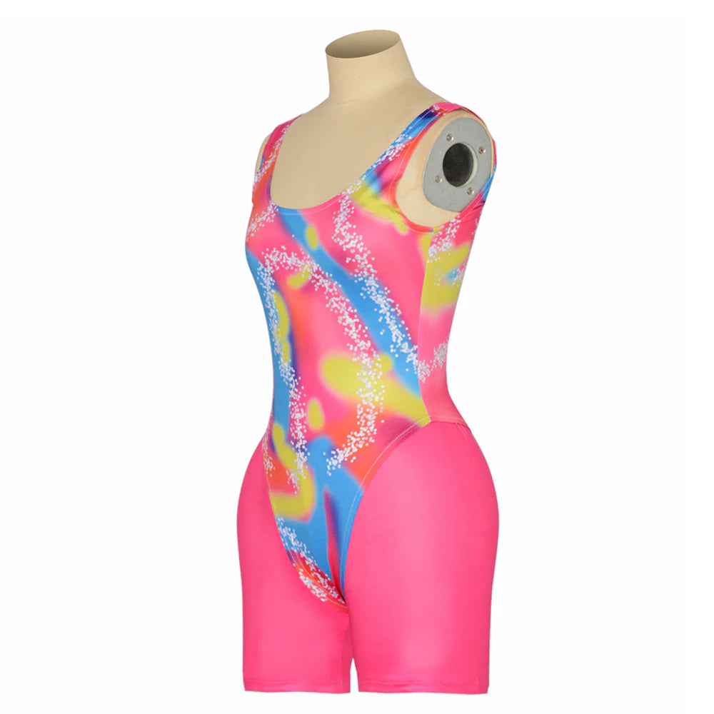 Barbie 2023 Margot Robbie Retro Cosplay Sportswear Costume