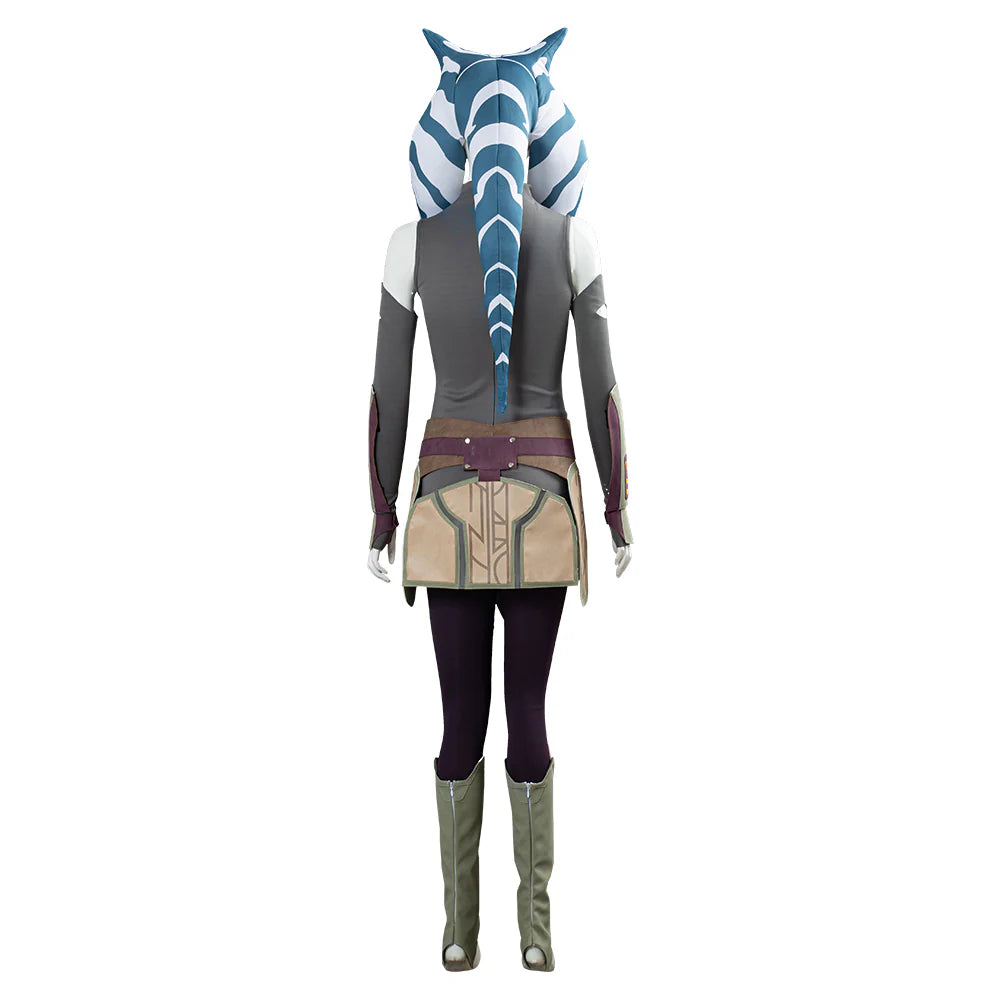 Rebels Ahsoka Tano Cosplay Costume Dress for Women