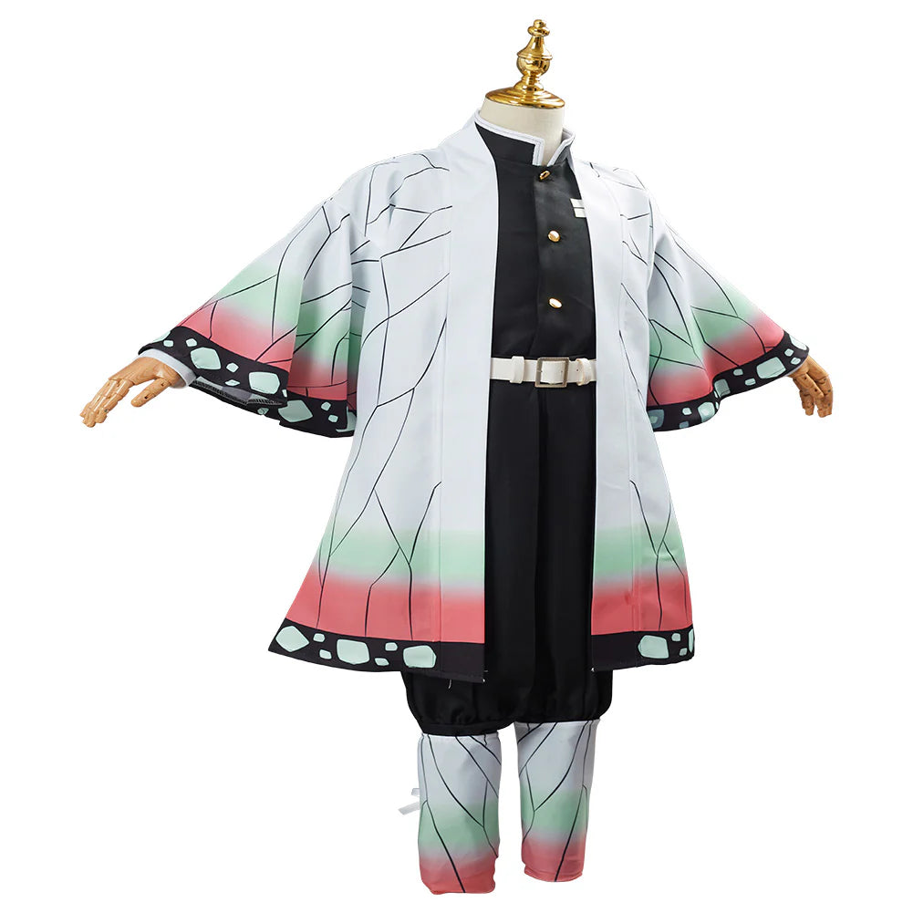 Kids Shinobu Kocho Demon Slayer Cosplay Costume Set