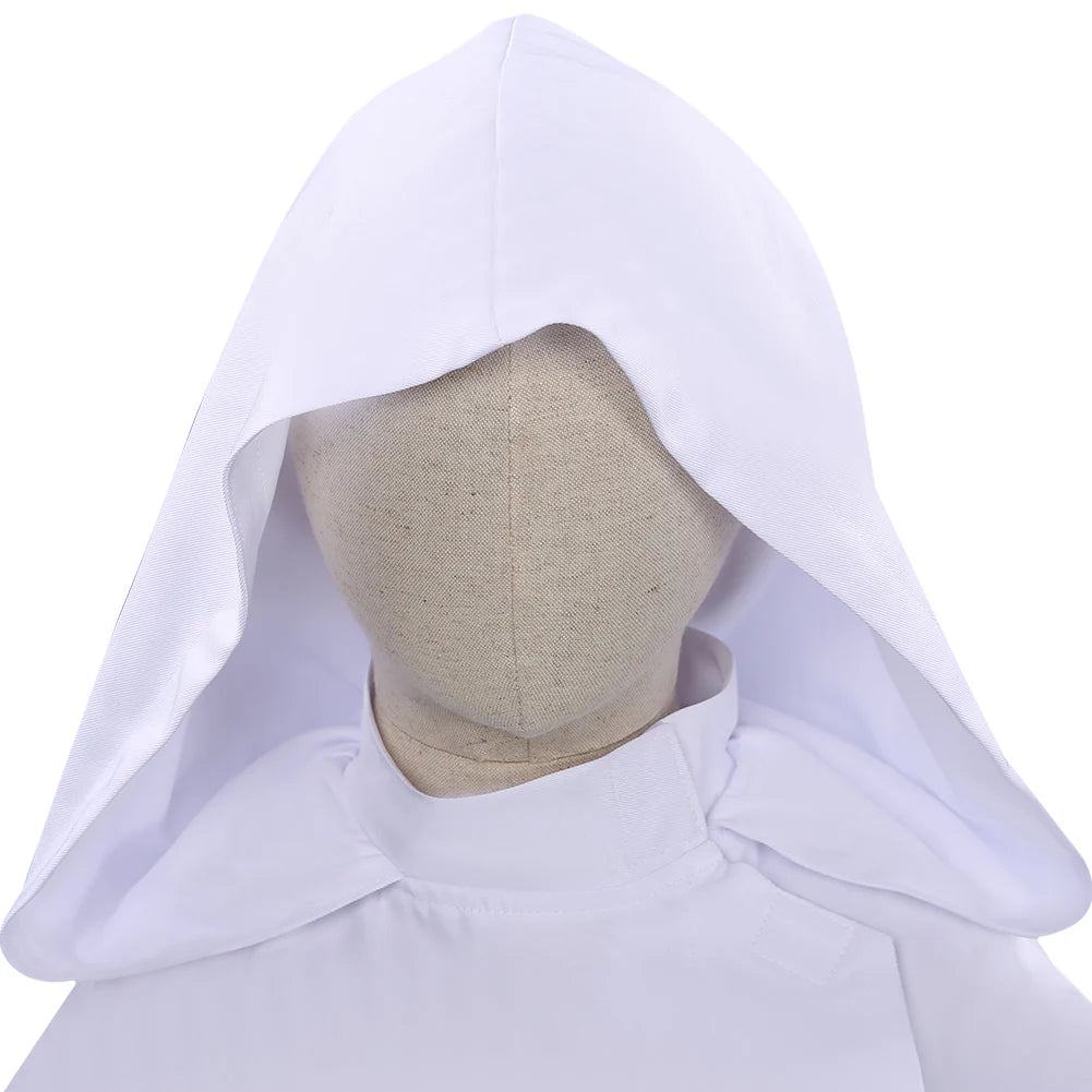 Kids Princess Leia Cosplay Costume Dress with Belt