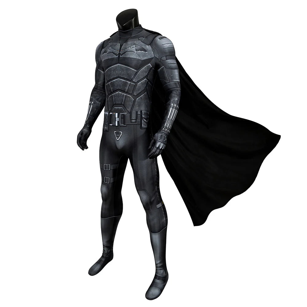 Batman Bruce Wayne Cosplay Costume Jumpsuit for Adults