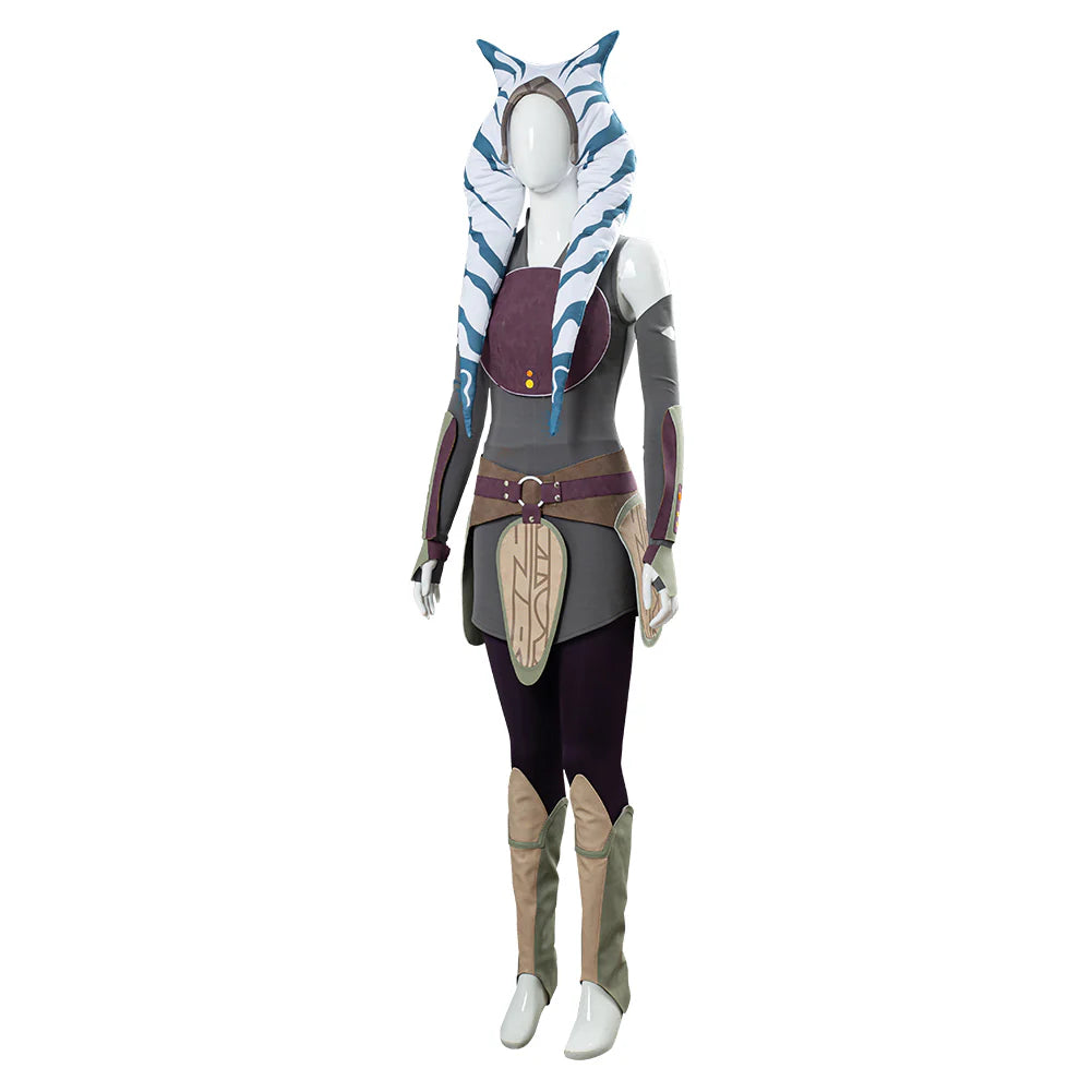 Rebels Ahsoka Tano Cosplay Costume Dress for Women