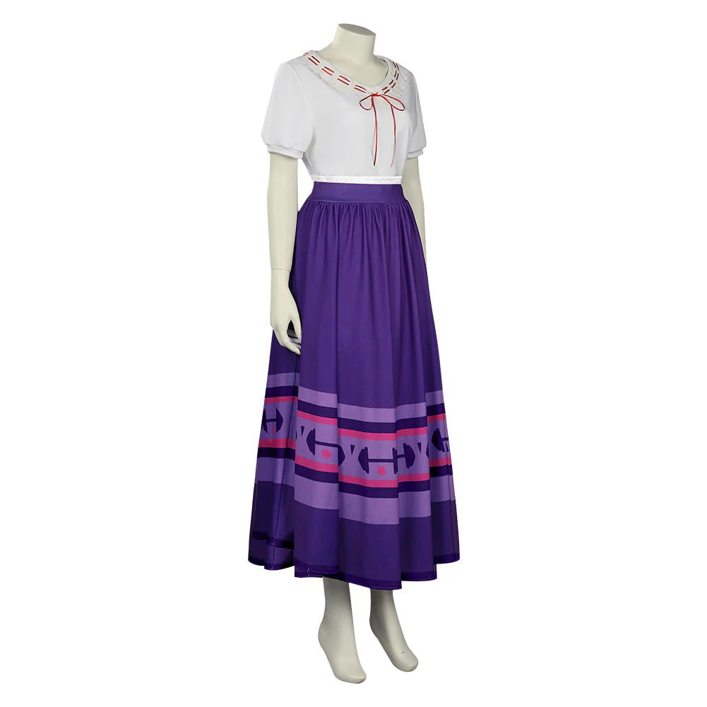 Luisa Madrigal Encanto Cosplay Costume Dress Set