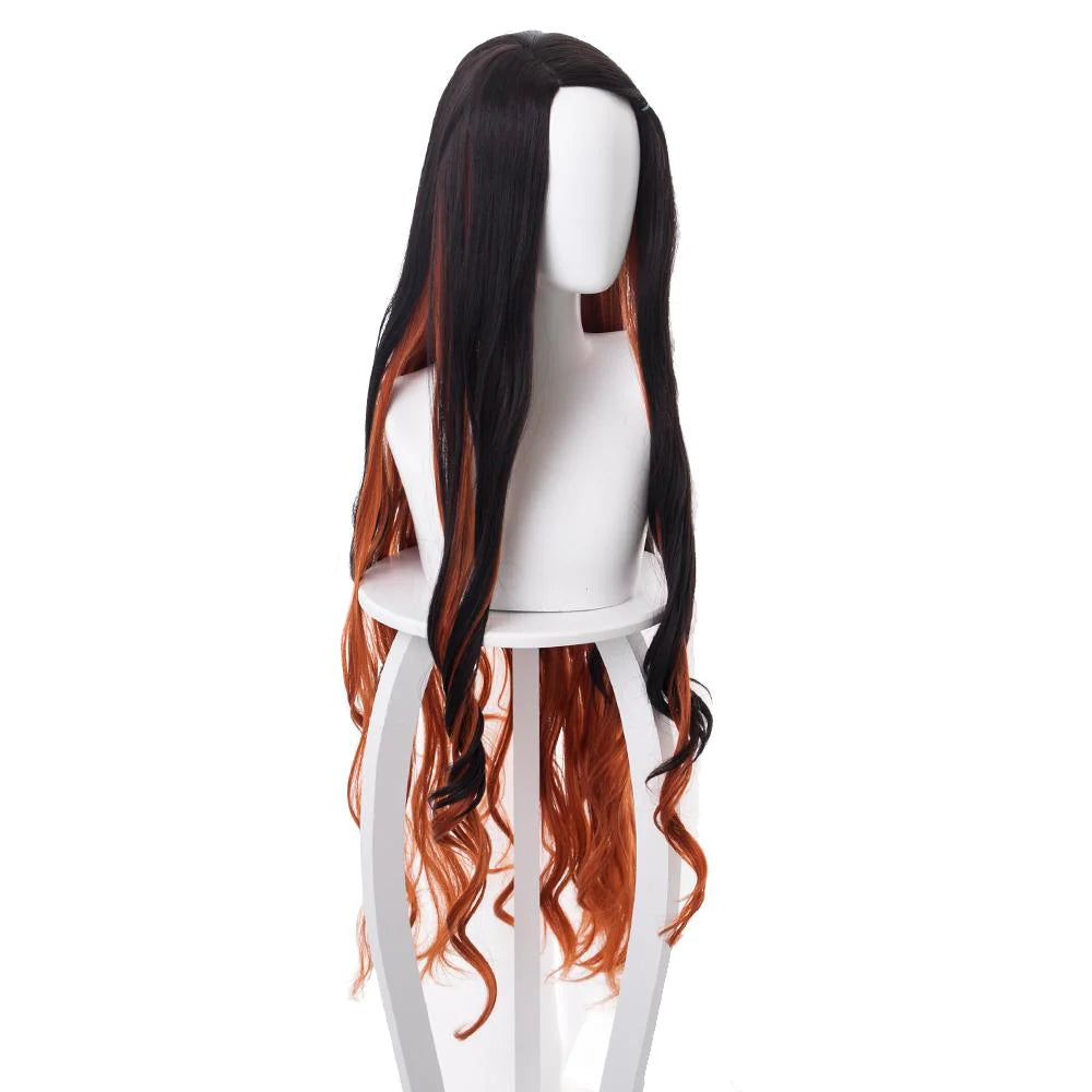 Nezuko Kamado Demon Slayer Cosplay Wig 95cm