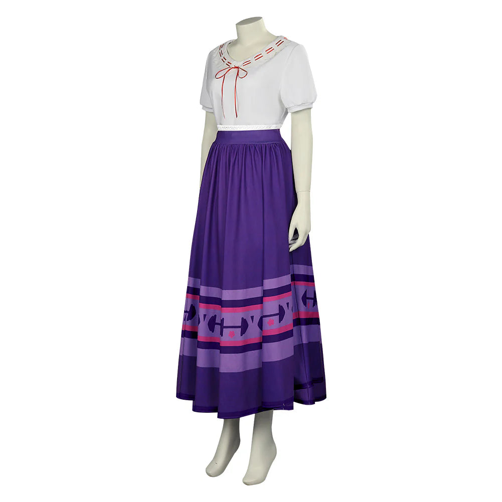 Luisa Madrigal Encanto Cosplay Costume Dress Set