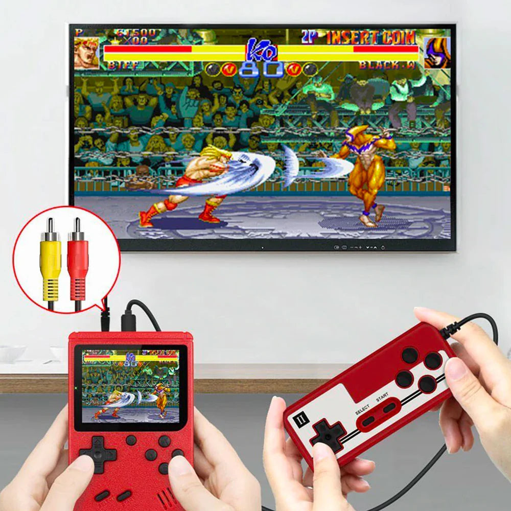 Portable Retro Gaming Console with 400 Built-In Classic Games