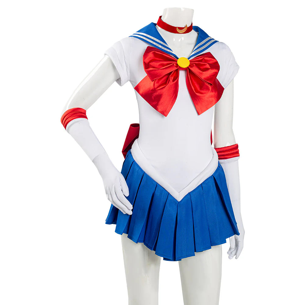 Sailor Moon Tsukino Usagi Cosplay Costume Dress – Women’s Halloween Outfit