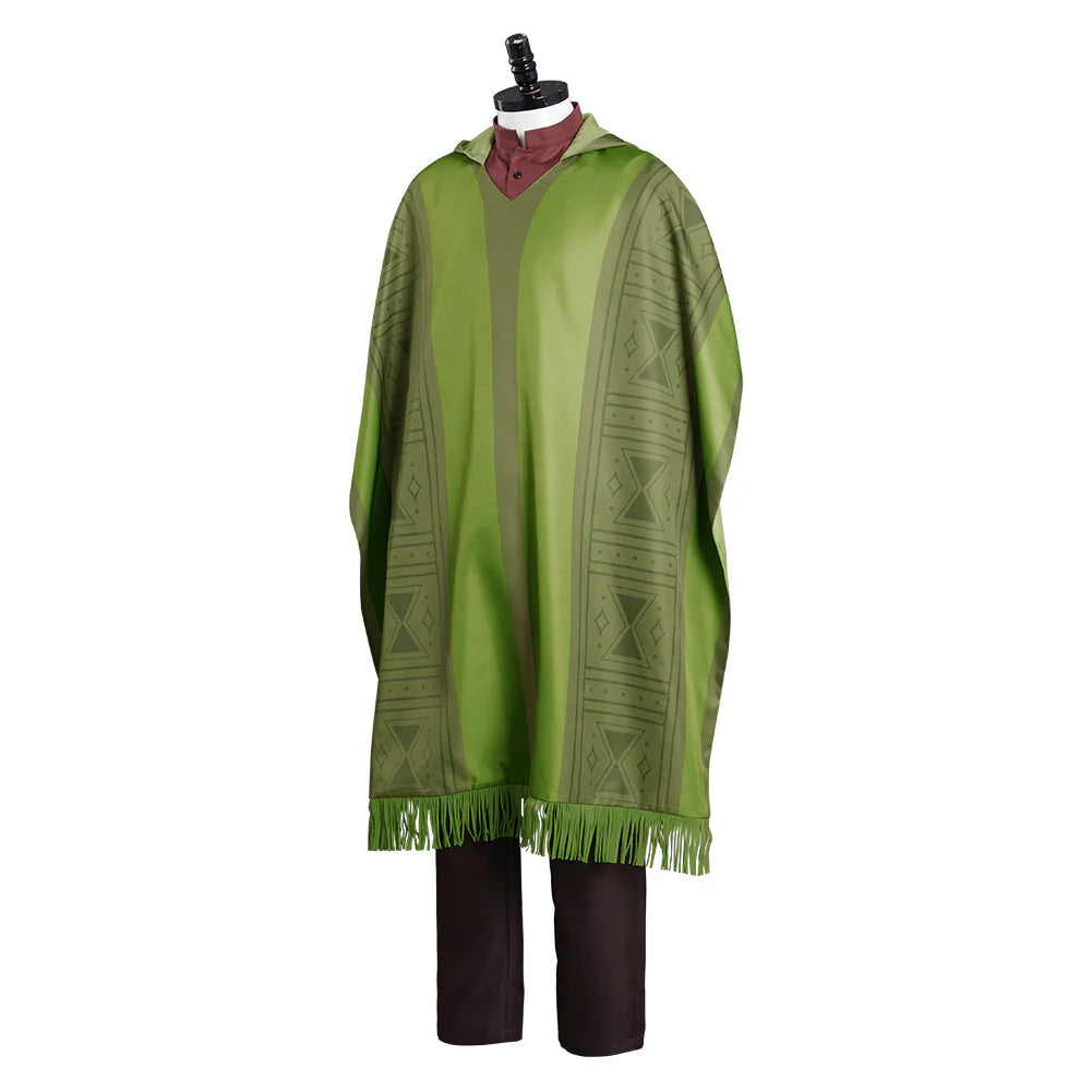 Bruno Madrigal Encanto Cosplay Cloak Costume Set