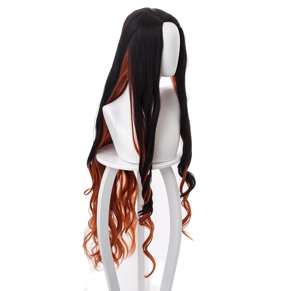 Nezuko Kamado Demon Slayer Cosplay Wig 95cm