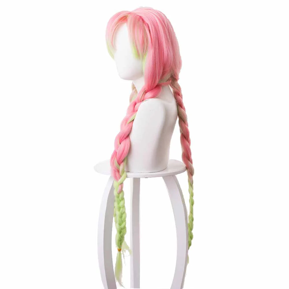 Mitsuri Kanroji Demon Slayer Cosplay Wig 90cm