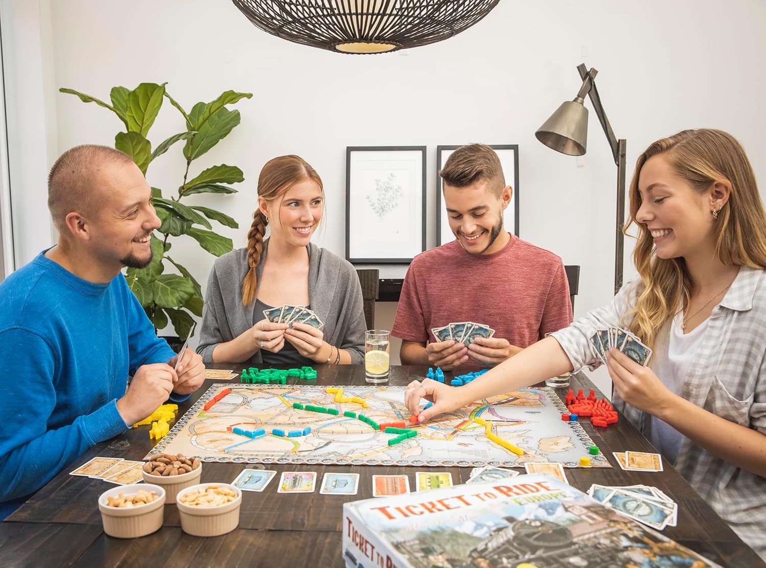 Ticket to Ride Europe Board Game | 2-5 Players | Average Playtime 30-60 Minutes