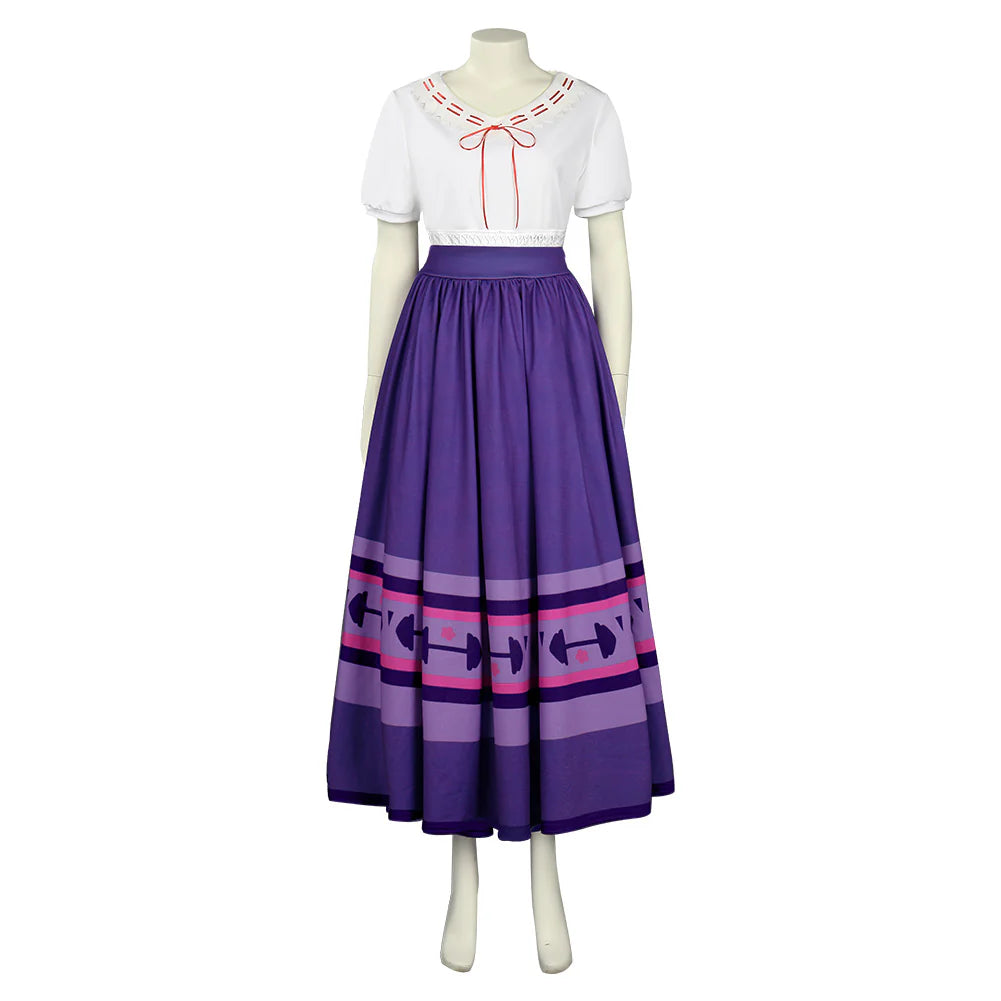 Luisa Madrigal Encanto Cosplay Costume Dress Set
