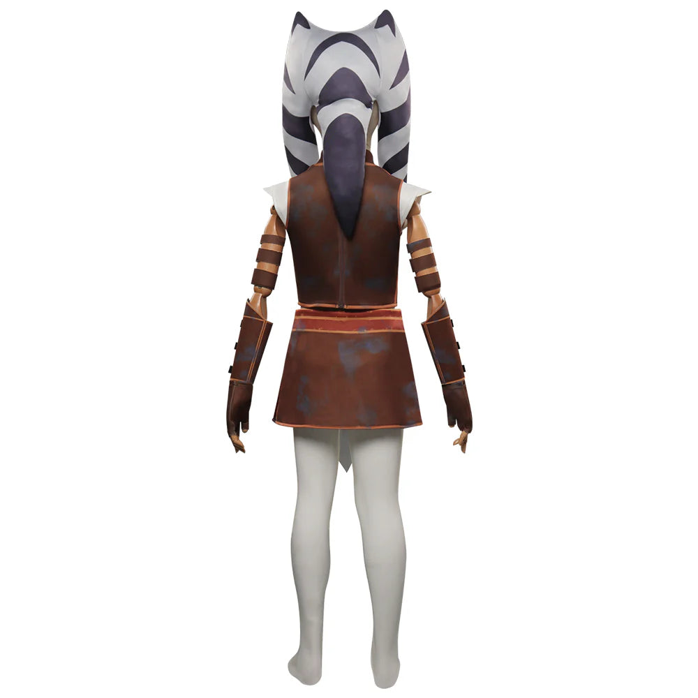Kids Ahsoka Tano Tales of the Jedi Cosplay Costume Set