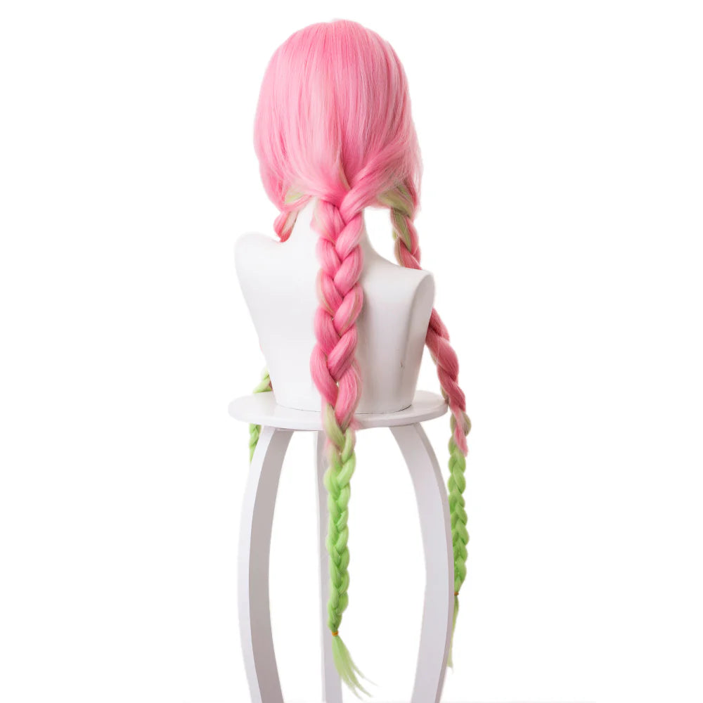 Mitsuri Kanroji Demon Slayer Cosplay Wig 90cm