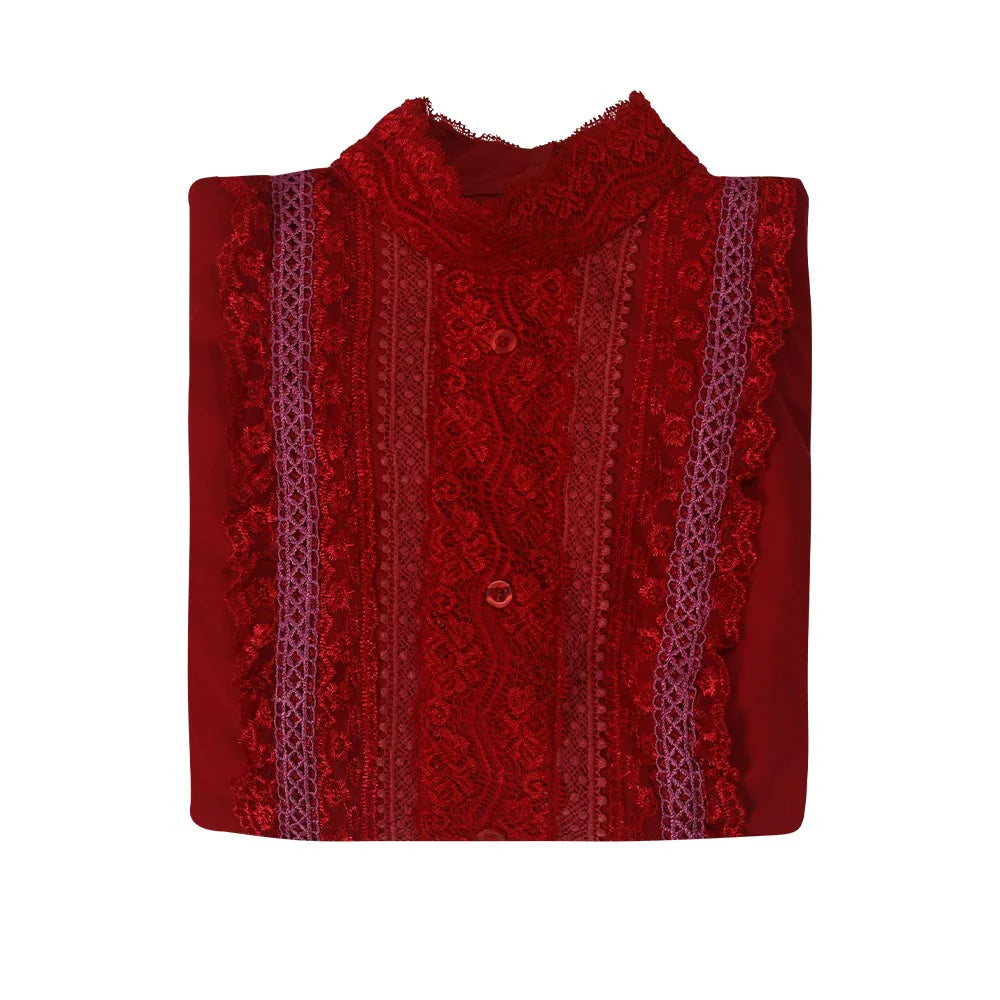Pearl 2022 Horror Movie Red Dress Cosplay Costume