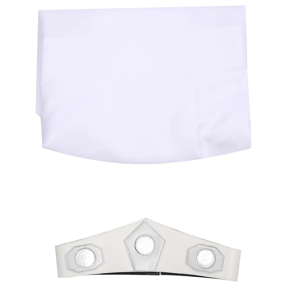 Kids Princess Leia Cosplay Costume Dress with Belt