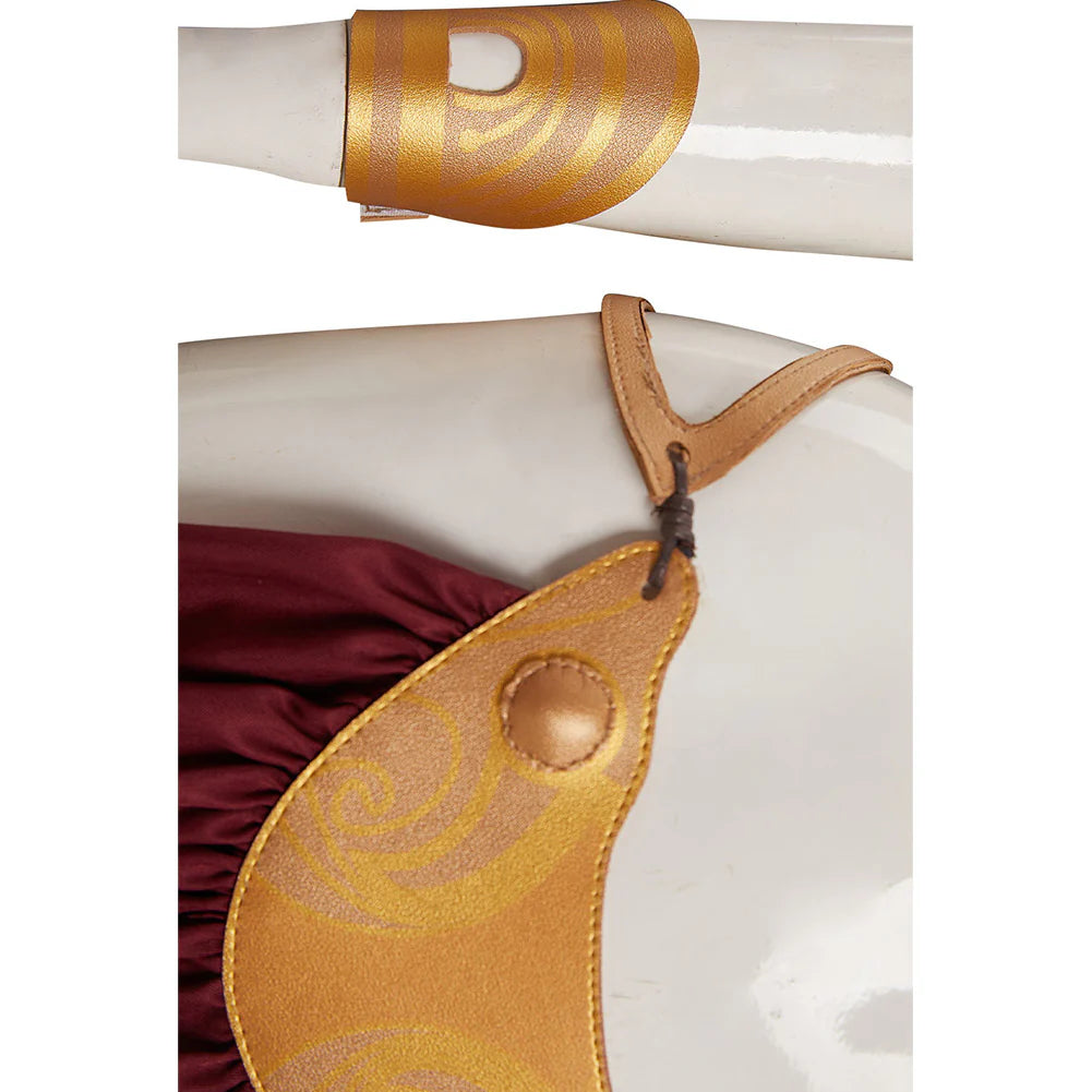 Princess Leia Slave Metal Bikini Cosplay Costume with Wig