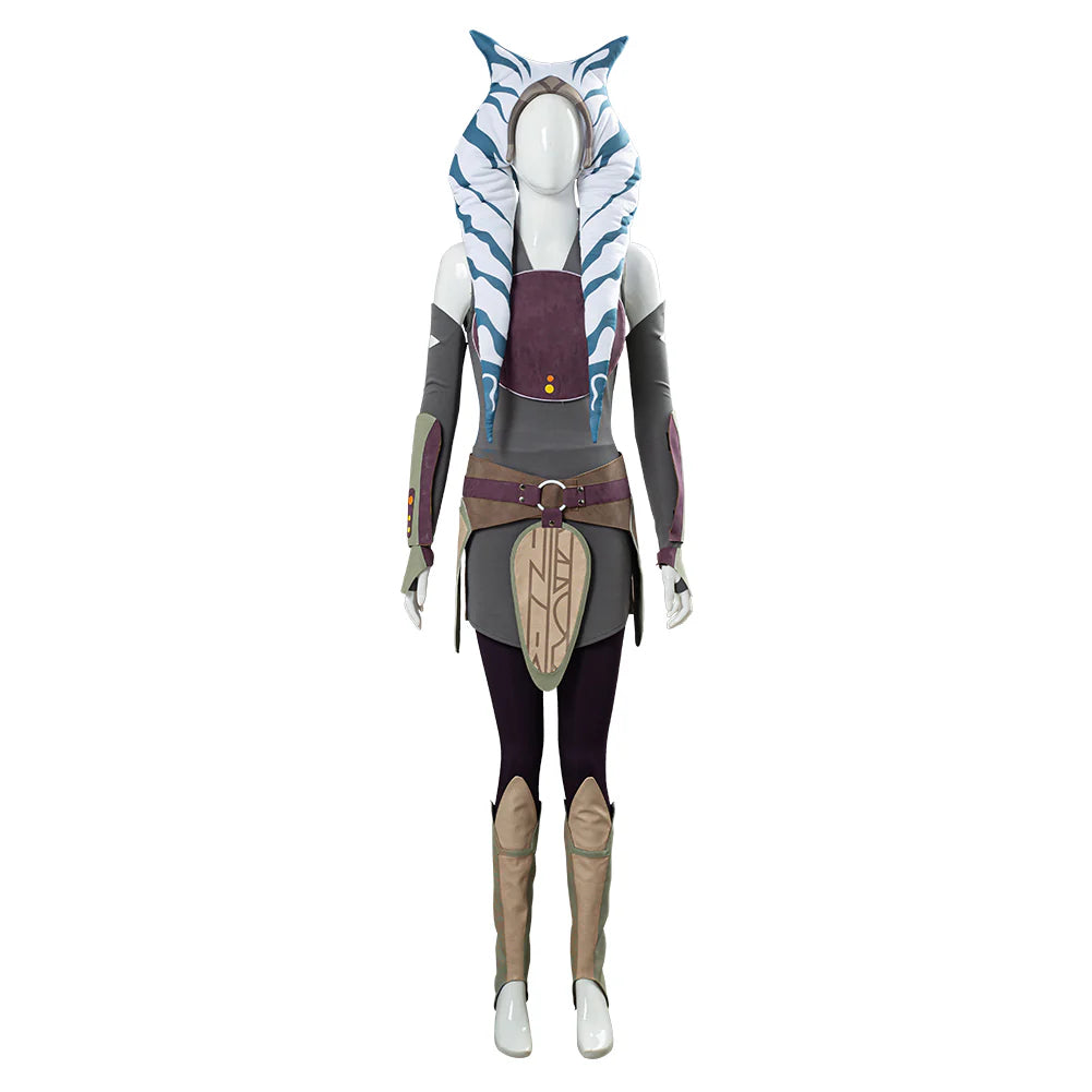Rebels Ahsoka Tano Cosplay Costume Dress for Women