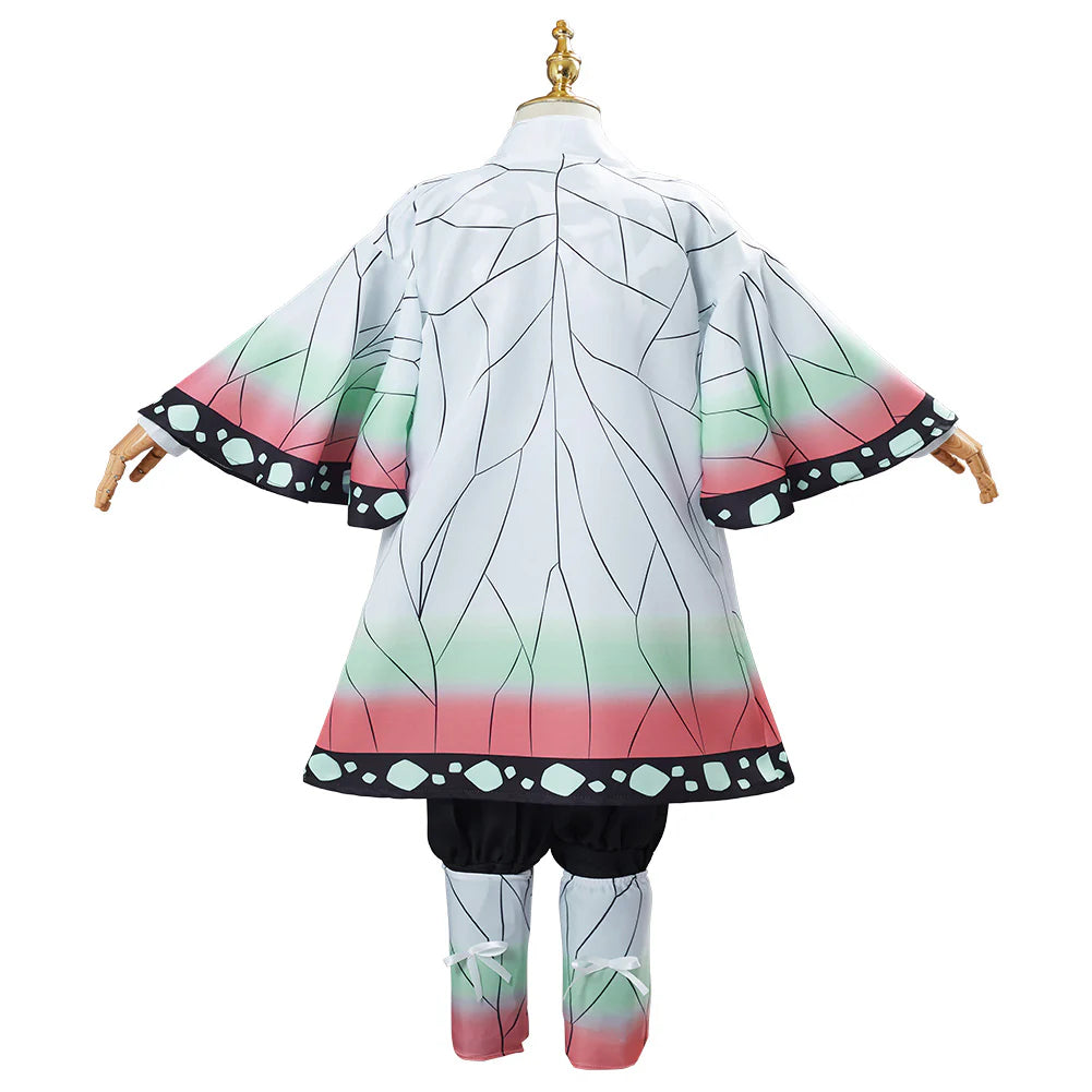 Kids Shinobu Kocho Demon Slayer Cosplay Costume Set