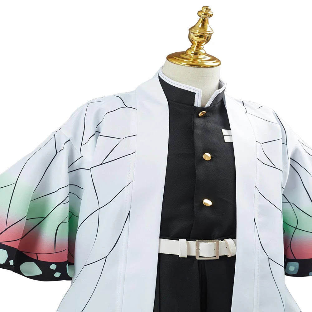 Kids Shinobu Kocho Demon Slayer Cosplay Costume Set