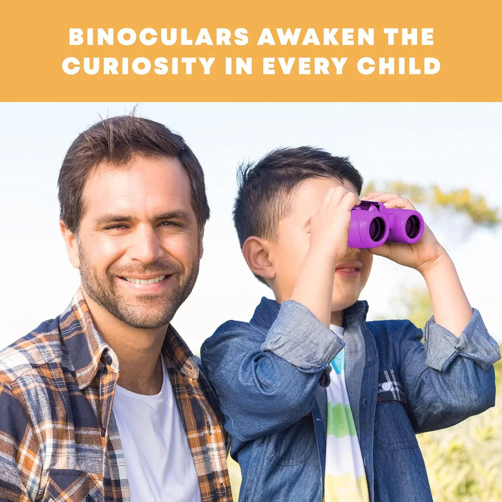 Kids Binoculars for Outdoor Adventures | 8x21 Shockproof Design