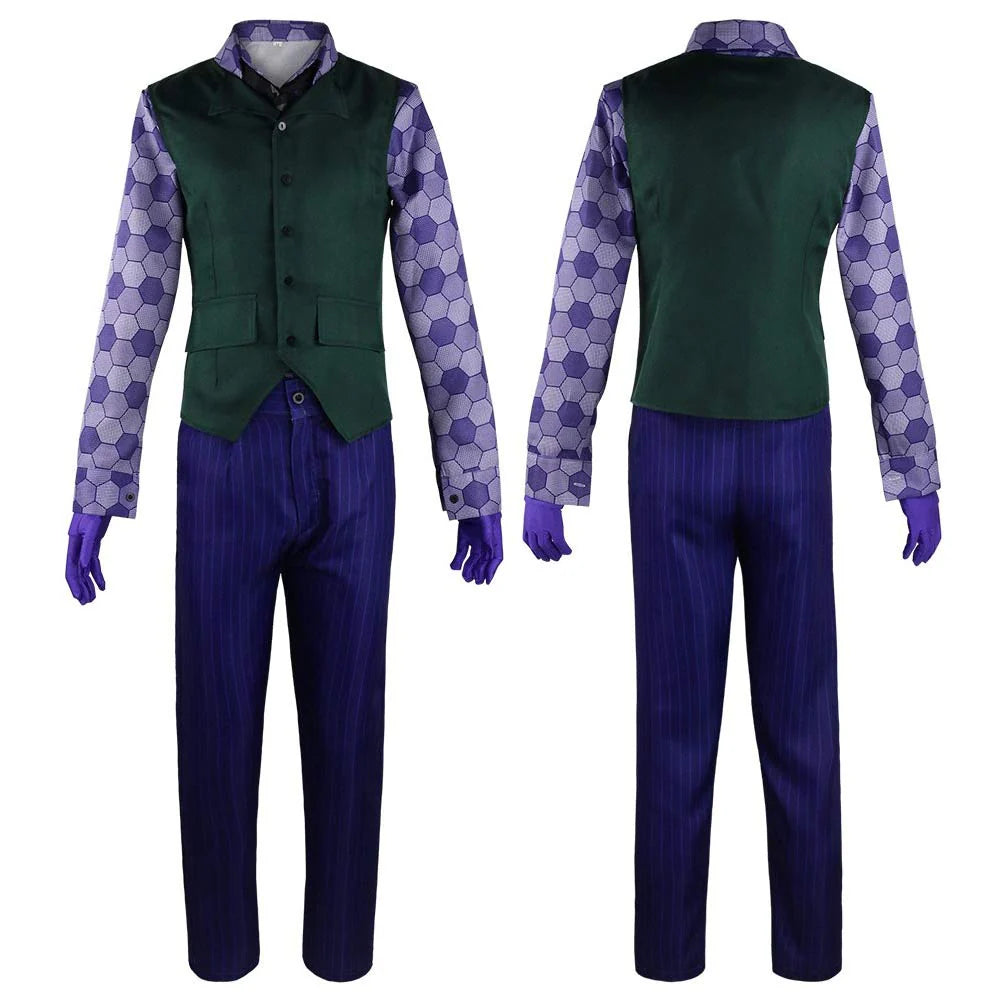 The Dark Knight Joker Cosplay Costume for Adults
