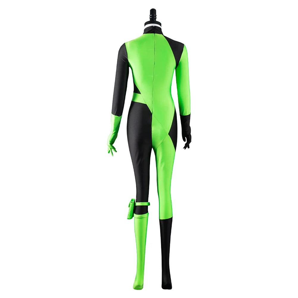 Shego Kim Possible Cosplay Jumpsuit Costume Set