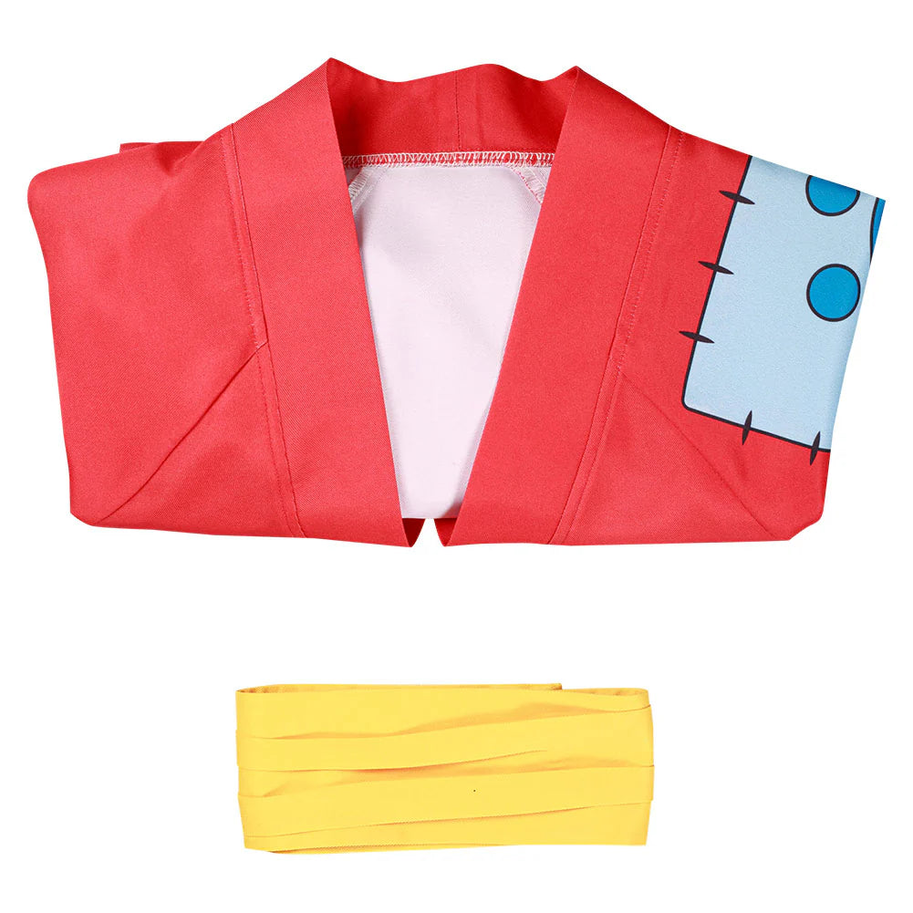 Monkey D. Luffy Wano Country Cosplay Kimono Costume