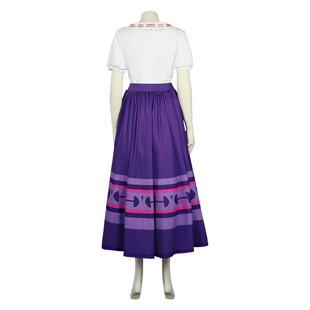 Luisa Madrigal Encanto Cosplay Costume Dress Set