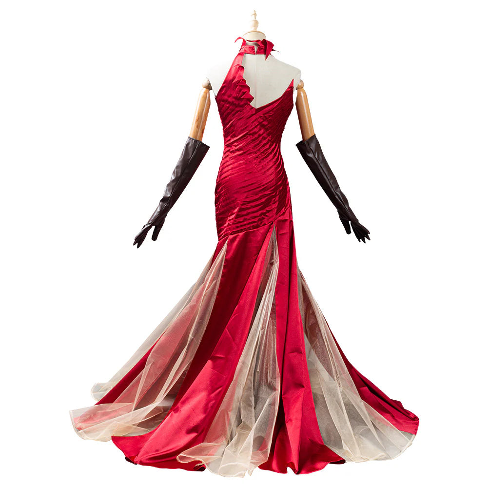 Cruella de Vil 2021 Movie Cosplay Costume Dress Set