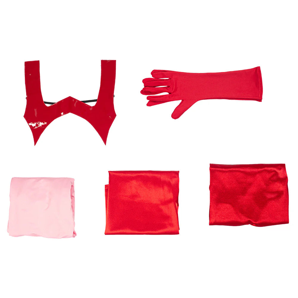 Wanda Vision Scarlet Witch Women’s Jumpsuit Cosplay Costume – Halloween Outfit