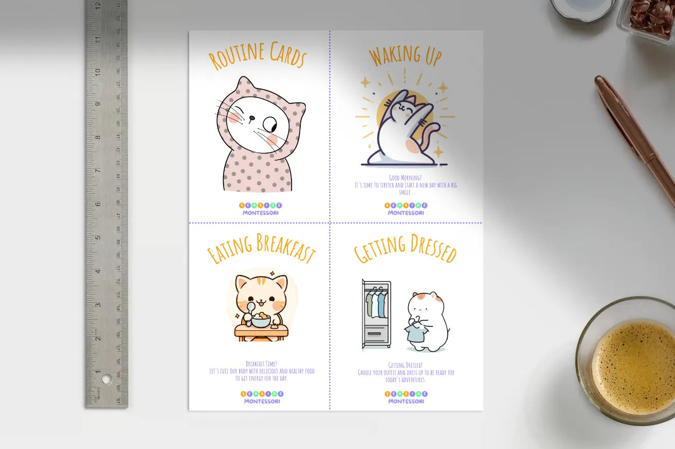 Montessori Routine Cards