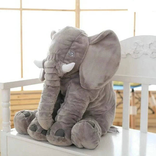 Soft Plush Elephant Pillow for Babies | Cuddly Comfort Toy