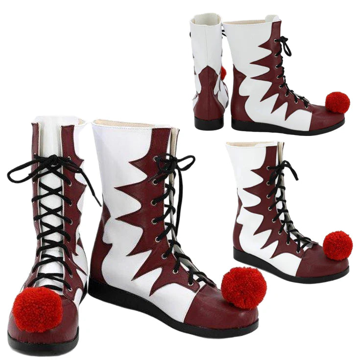 Pennywise Cosplay Costume with Shoes – IT 2 Halloween Outfit