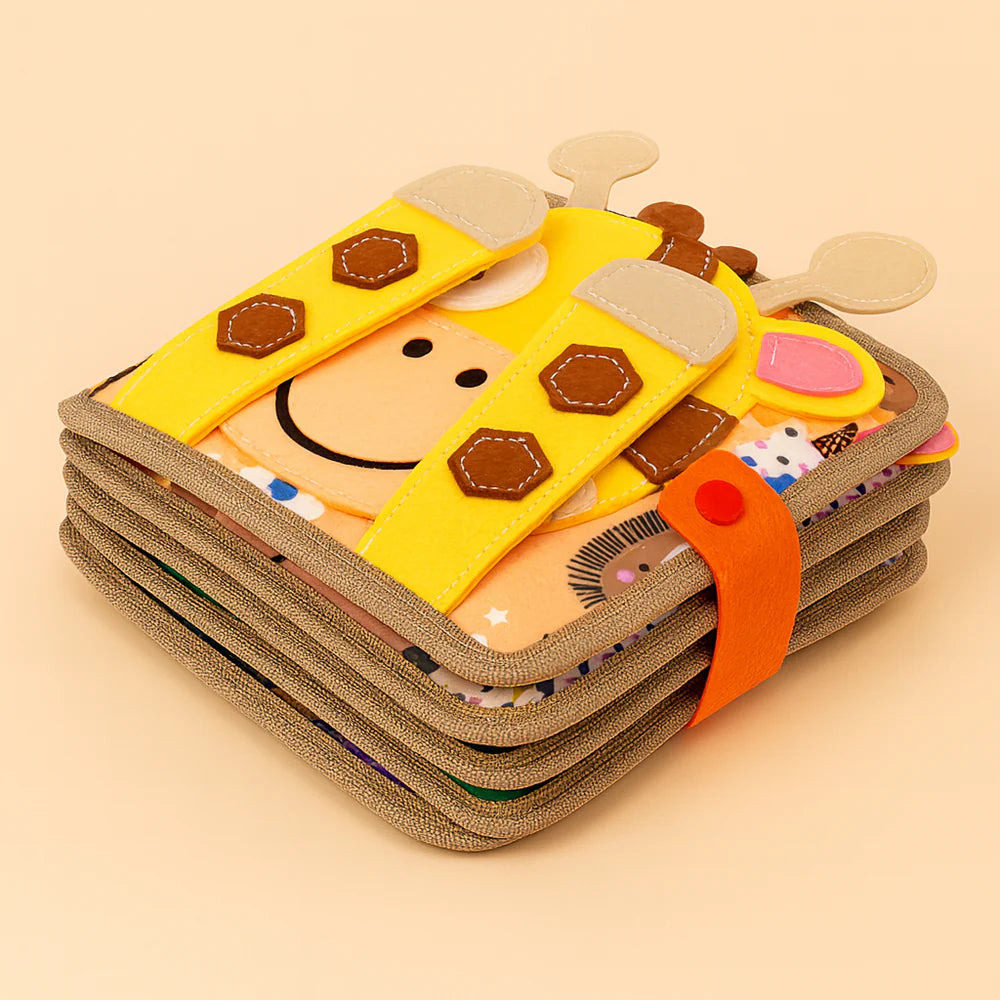 Soft Activity Book for Toddlers | Montessori Educational Toy