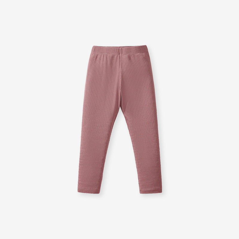 Girls Ballerina Sweatshirt & Ribbed Leggings Outfit Set