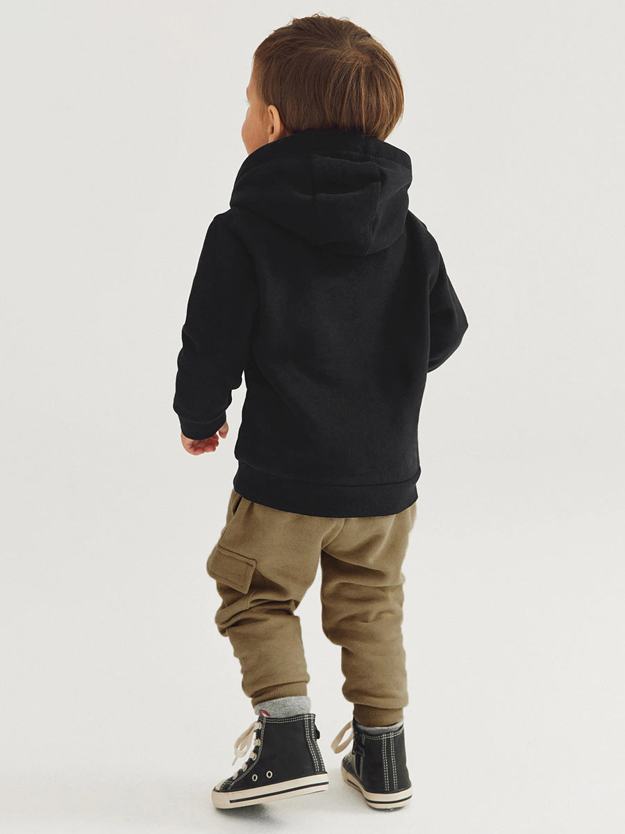 Boys Skate Racer Hoodie & Cargo Pants Set – Toddler 2-Piece Outfit