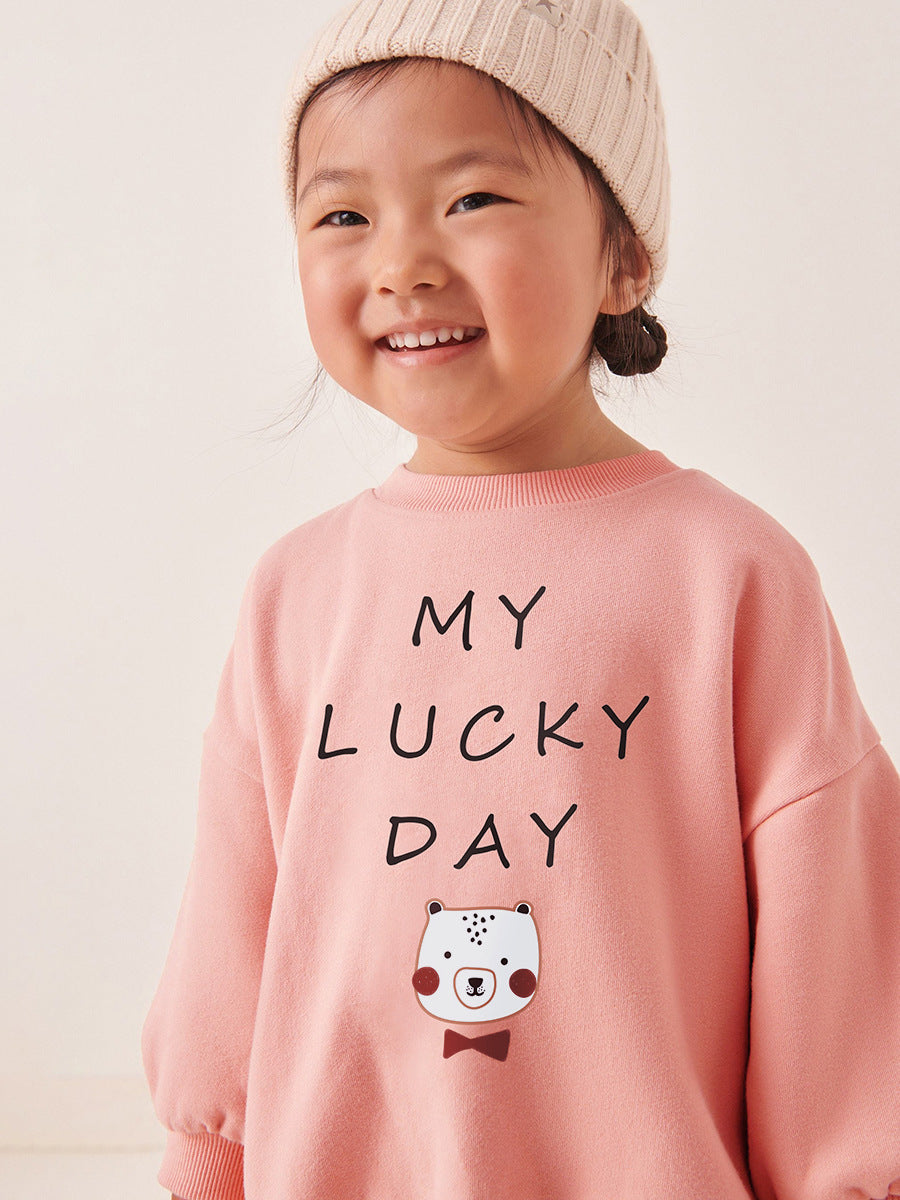 My Lucky Day Kids' Sweatshirt and Printed Leggings Set