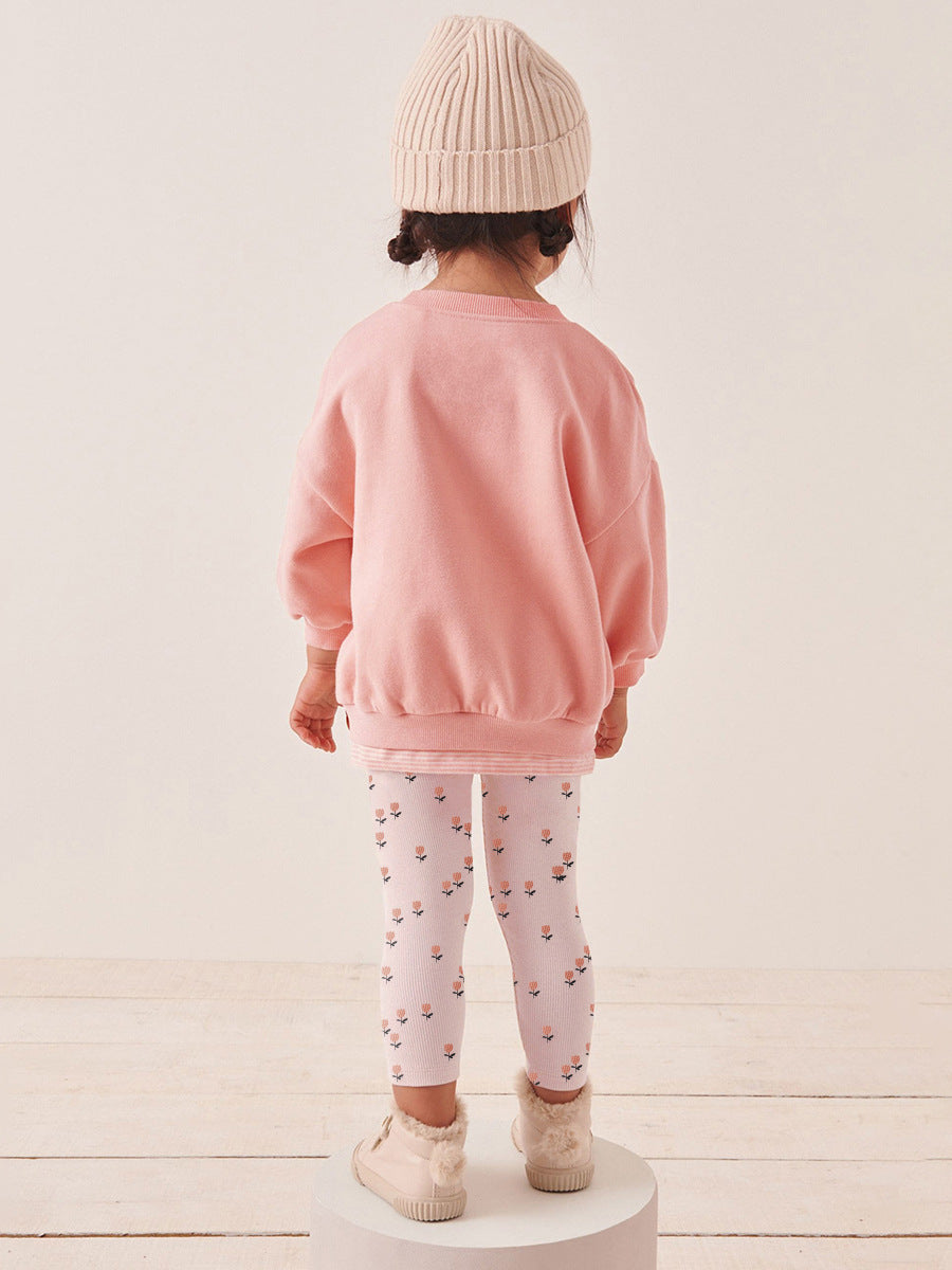 My Lucky Day Kids' Sweatshirt and Printed Leggings Set