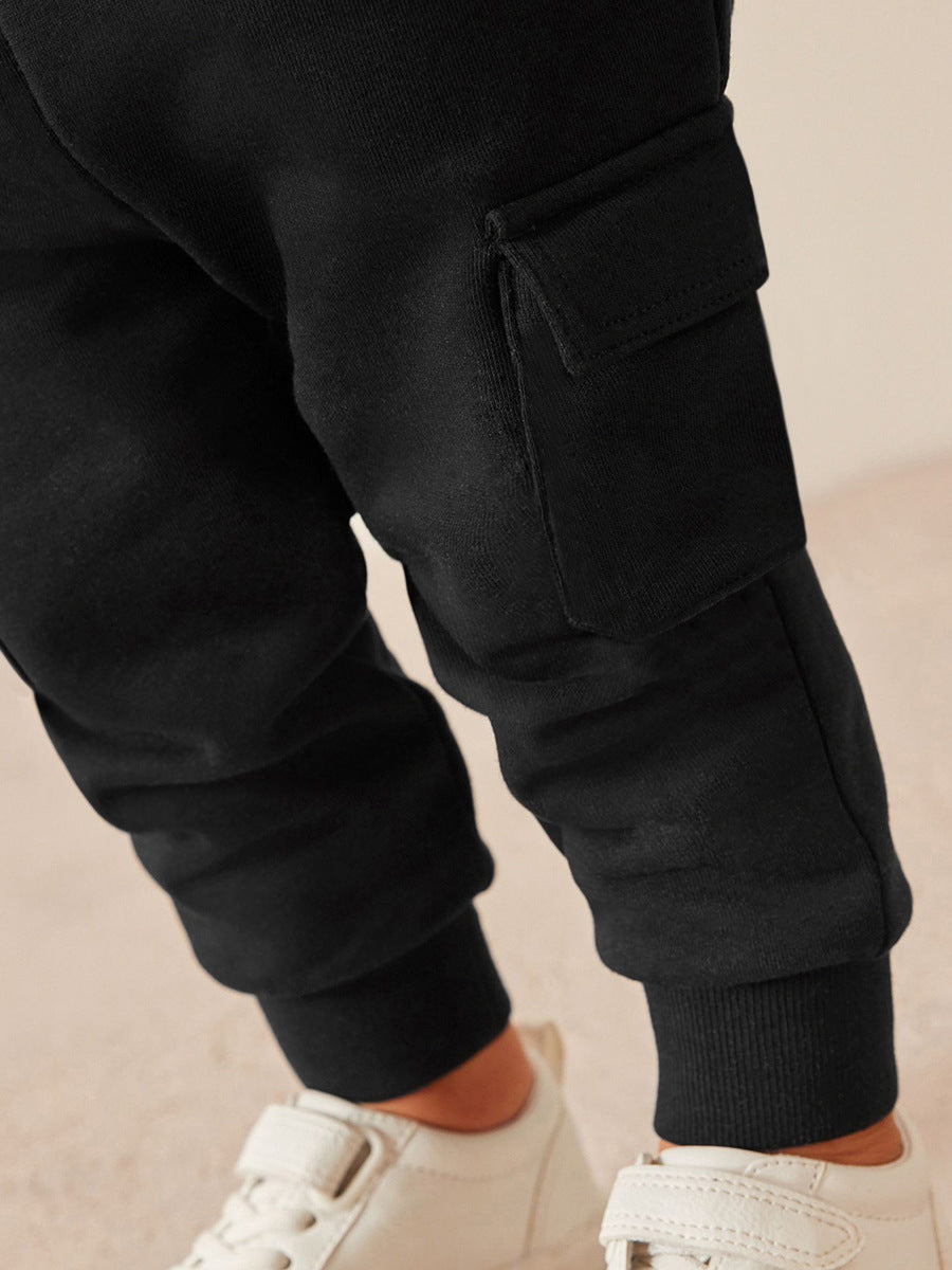 Boys Dump Truck Hoodie & Cargo Joggers Set – Toddler 2-Piece Outfit