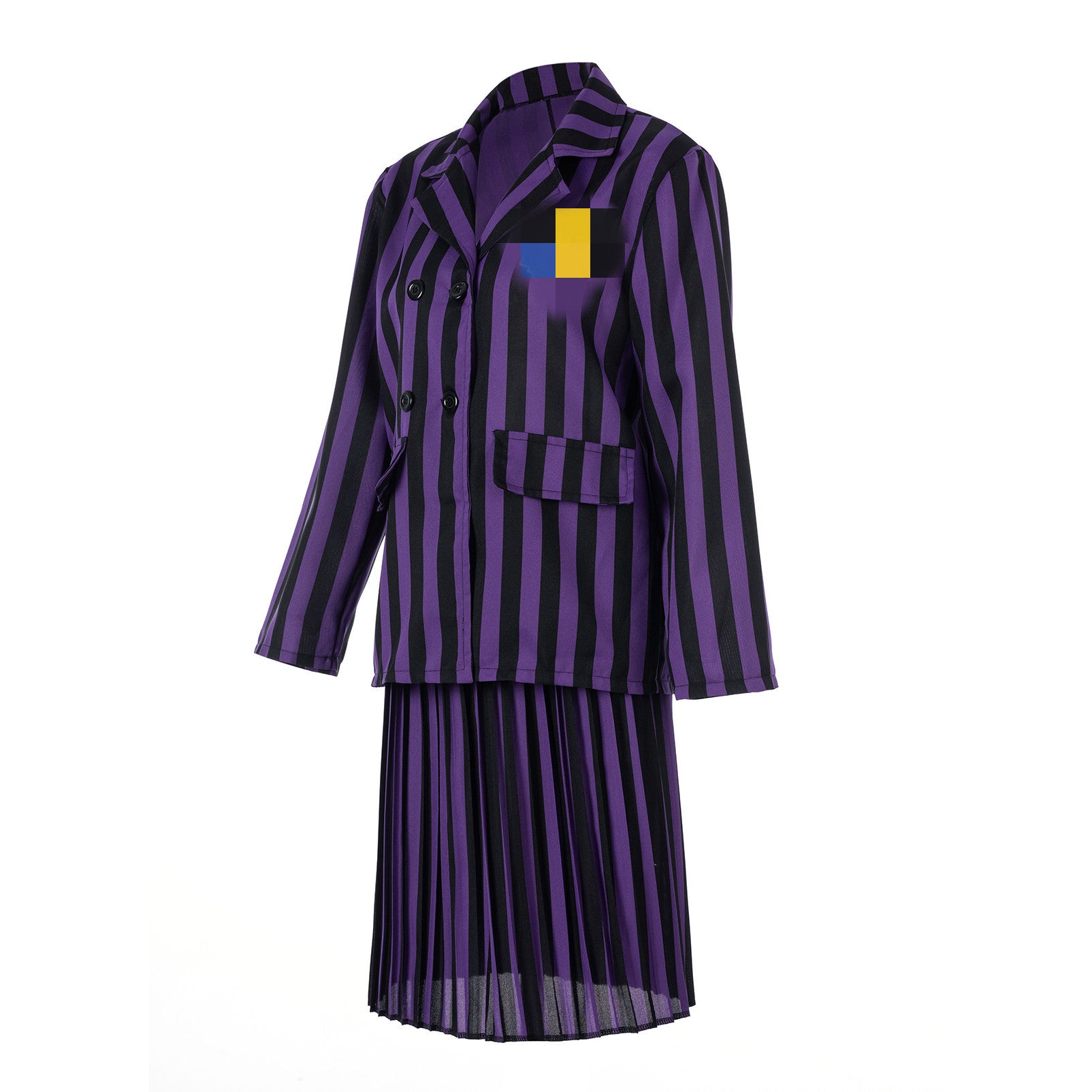 Wednesday Addams Cosplay Costume – Gothic Black School Dress Outfit for Adults & Kids | Halloween Costumes