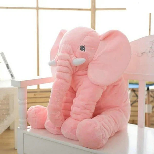 Soft Plush Elephant Pillow for Babies | Cuddly Comfort Toy