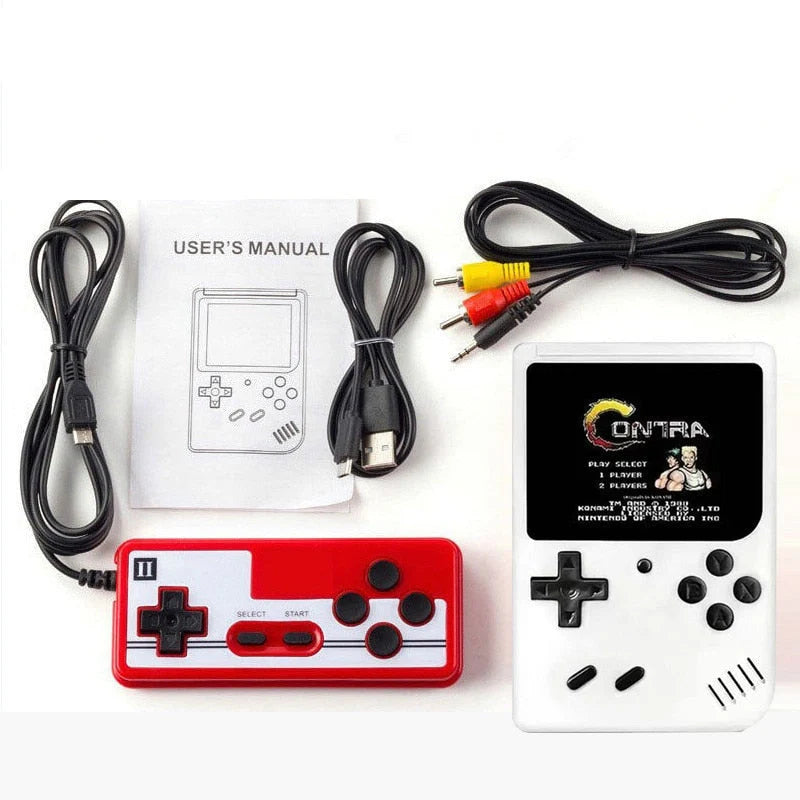 Portable Retro Gaming Console with 400 Built-In Classic Games