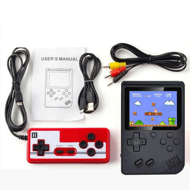Portable Retro Gaming Console with 400 Built-In Classic Games